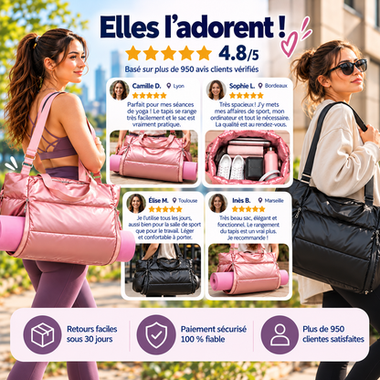 avis clients sur sac yoga doudoune